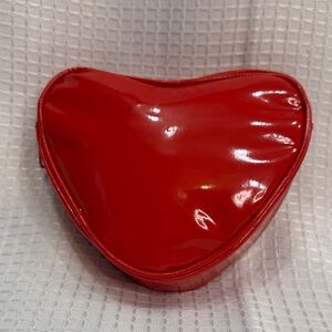 Forever 21 Red Heart Cosmetic Bag